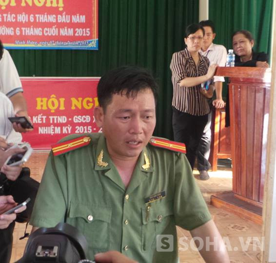 Thiếu tá Đào Văn Thêm, phó Phòng tham mưu Công an tỉnh Bình Phước Thiếu tá Đào Văn Thêm, phó Phòng tham mưu Công an tỉnh Bình Phước