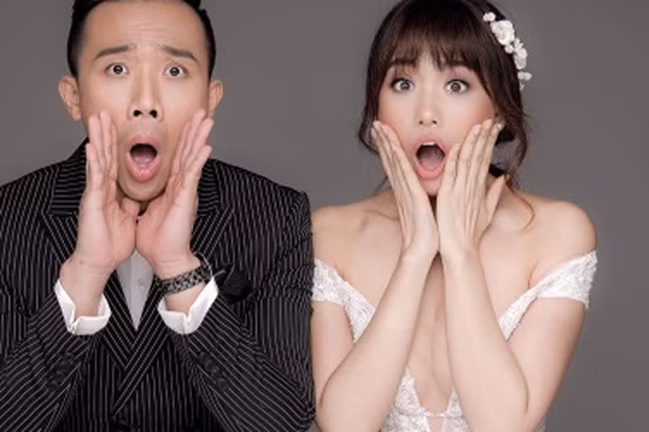 Trọn bộ ảnh cưới "siêu nhắng" của vợ chồng Trấn Thành – Hari Won