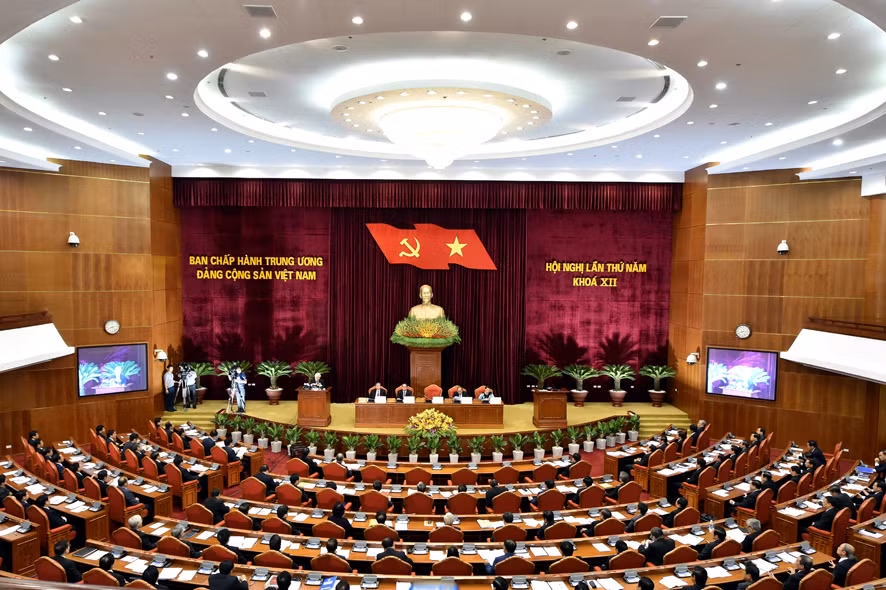 Hội nghị Trung ương 5 khóa XII thảo luận nhiều vấn đề rất lớn và quan trọng. - Ảnh: VGP