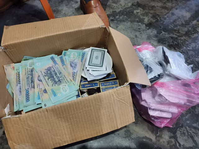 Tang vật của vụ án.