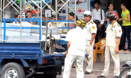 Hang tram thanh tra xay dung o TP HCM bi ky luat - Anh 1