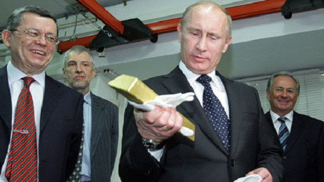 Ông Putin âm thầm tích vàng, dần hoàn thiện kế hoạch bá chủ thế giới - Ảnh 1 Ong Putin am tham tich vang, dan hoan thien ke hoach ba chu the gioi - Anh 1