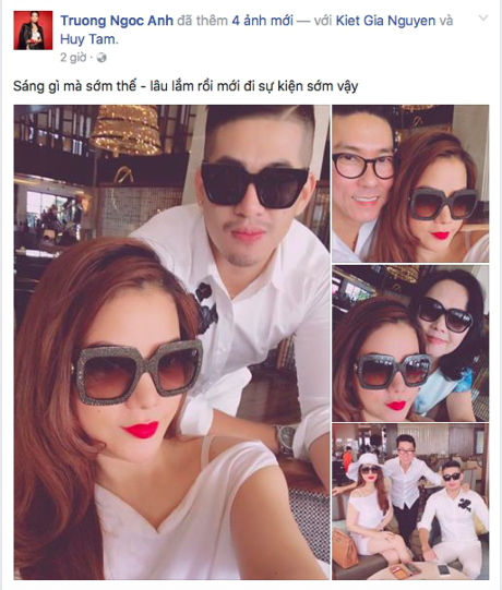 Sao Việt: Người đi chơi, kẻ miệt mài làm việc - Ảnh 9 Sao Viet: Nguoi di choi, ke miet mai lam viec - Anh 9