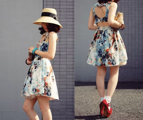 Dam hoa tiet hoa thanh lich, sieu de thuong can quet xu huong thoi trang he 2017 - Anh 8