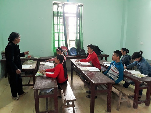 Lớp học đặc biệt xuất phát từ tình yêu thương của cô Thông