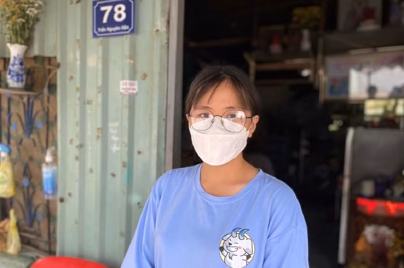 Em Nguyễn Thị Thanh My là tân sinh viên Trường ĐH Y Dược TPHCM.