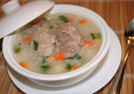 Cach nau chao suon non hat sen la mieng ma ngon - Anh 2