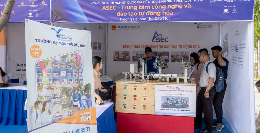 Tất cả đã sẵn sàng trước giờ G Ngày hội Khởi nghiệp Quốc gia của học sinh, sinh viên.