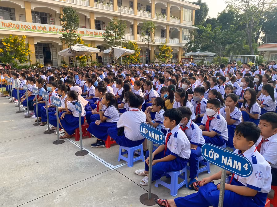 Các trường tổ chức nhiều hoạt động cho học sinh ngày tựu trường