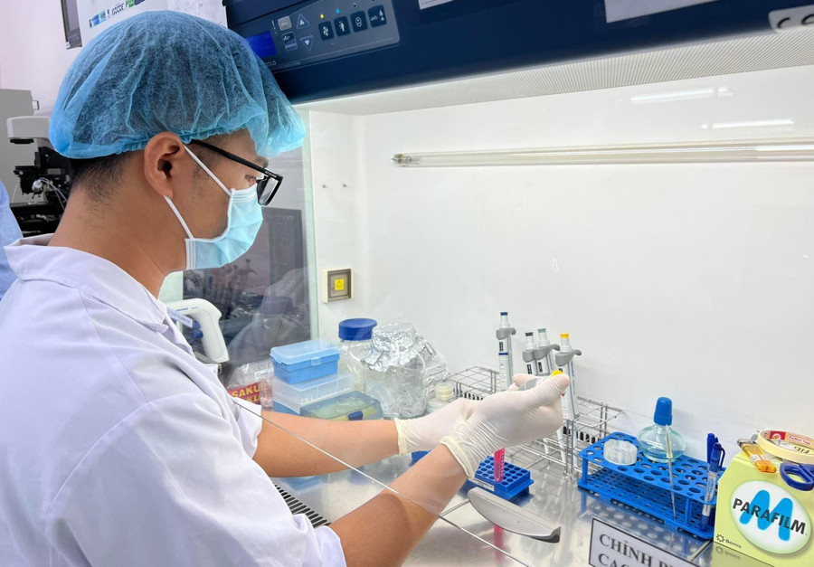 Sinh viên Trường ĐH Quốc tế thuộc ĐHQG TPHCM nghiên cứu khoa học.