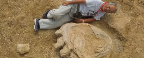 Mot trong nhung dau chan khung long lon nhat tu truoc den nay duoc phat hien - Anh 1