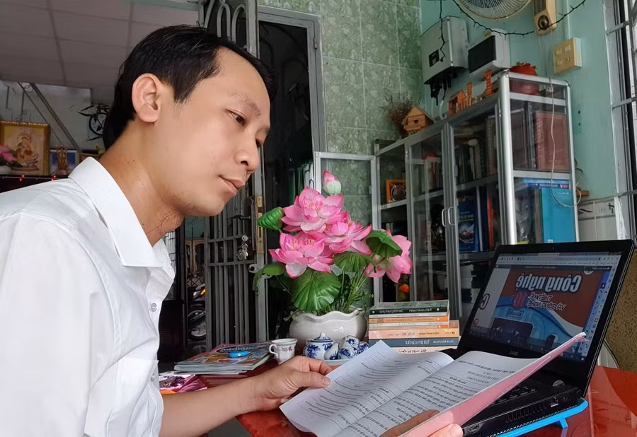 Thầy Trang Minh Thiên. Ảnh: NVCC