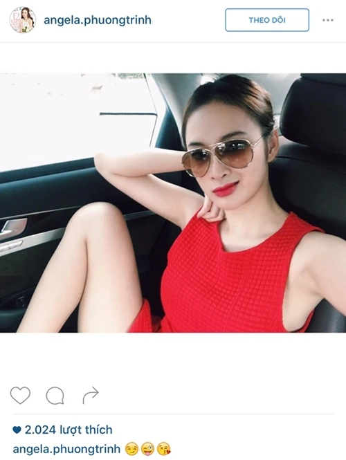 Angela Phương Trinh tự "dìm hàng" với dáng ngồi có một không hai