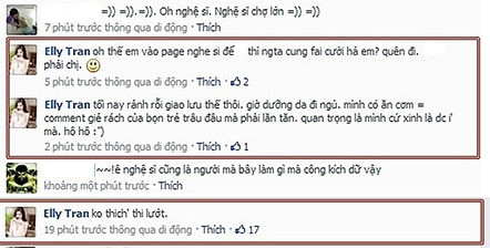Elly Trần “đáp trả” dư luận bằng những ngôn từ tục tĩu - Ảnh 2 Elly Trần “đáp trả” dư luận bằng những ngôn từ tục tĩu - Ảnh 2