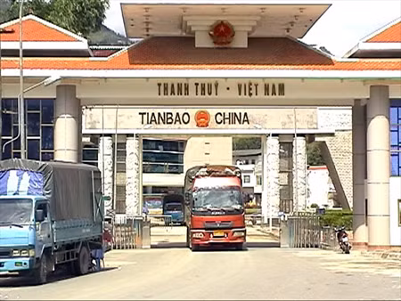 Khu kinh tế cửa khẩu quốc gia Thanh Thuỷ (huyện Vị Xuyên, tỉnh Hà Giang) Ảnh: Trần Quỳnh