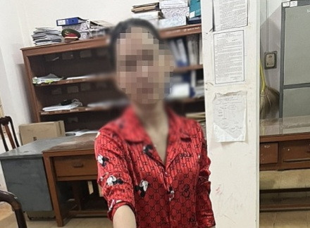 Dương Thị Đài Trang tại cơ quan công an. (Ảnh: CACC) Dương Thị Đài Trang tại cơ quan công an. (Ảnh: CACC)