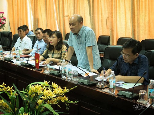 TS Đoàn Đức Lân phát biểu tại buổi làm việc TS Đoàn Đức Lân phát biểu tại buổi làm việc