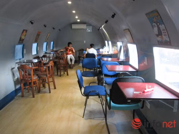Quán cà phê máy bay độc nhất Hà Nội ảnh 2