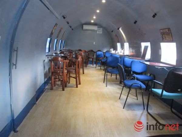 Quán cà phê máy bay độc nhất Hà Nội ảnh 3