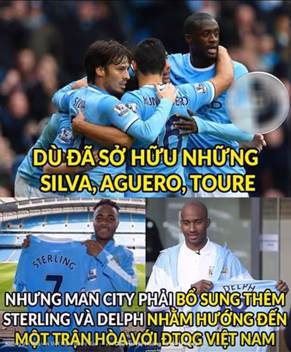 Ảnh chế hài hước trước trận Man City - Việt Nam ảnh 4