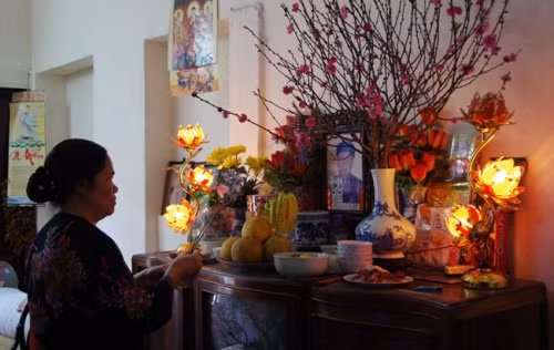 Văn khấn cúng giao thừa trong nhà Tết Bính Thân 2016