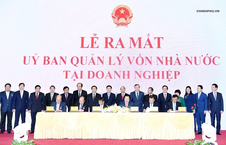 Lễ ra mắt Ủy ban Quản lý Vốn Nhà nước tại Doanh nghiệp