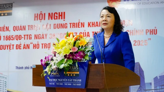 Thứ trưởng Nguyễn Thị Nghĩa phát biểu tại Hội nghị