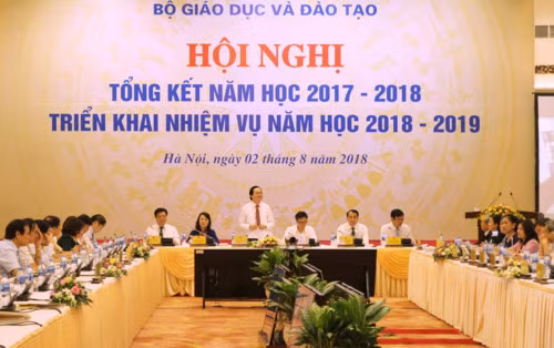 Bộ trưởng Phùng Xuân Nhạ phát biểu khai mạc Hội nghị tổng kết