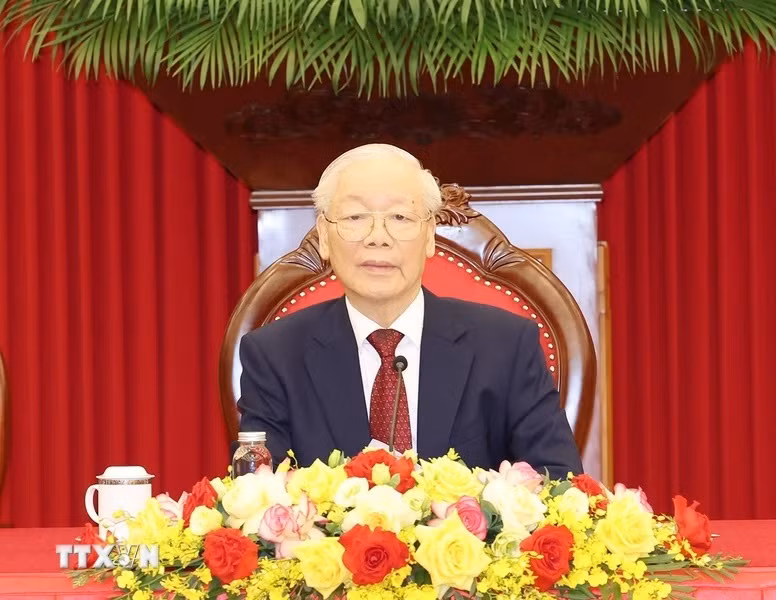 Tổng Bí thư Nguyễn Phú Trọng điện đàm cấp cao với Tổng thống Nga Vladimir Putin