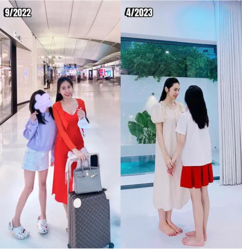 Con gái Thủy Tiên sở hữu chiều cao ấn tượng. Con gái Thủy Tiên sở hữu chiều cao ấn tượng.