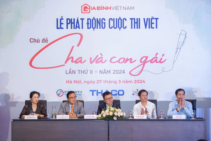 Thành phần Ban Giám khảo cuộc thi &quot;Cha và con gái&quot; lần thứ 2 năm 2024.