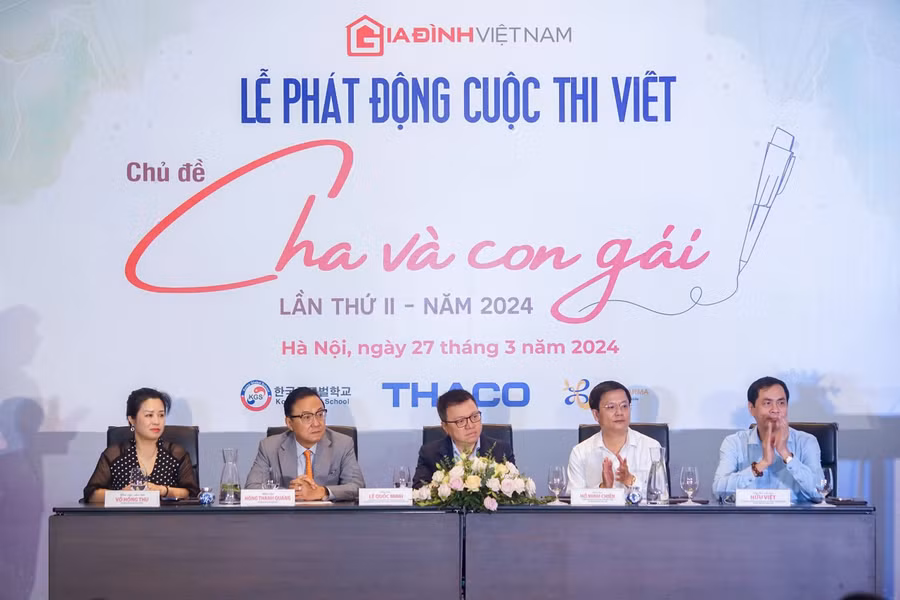 Thành phần Ban Giám khảo cuộc thi "Cha và con gái" lần thứ 2 năm 2024.