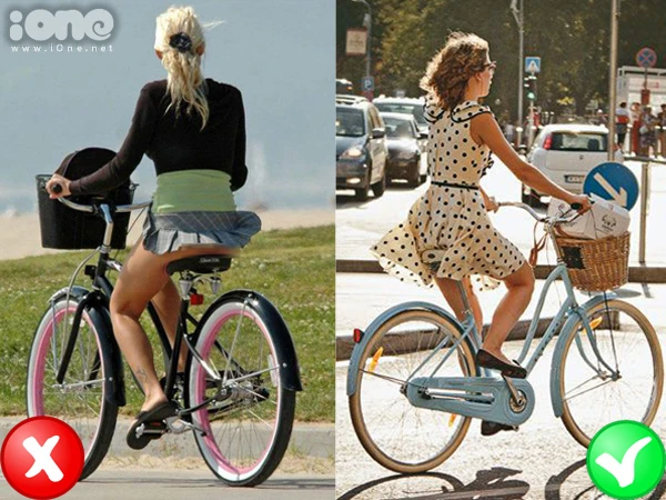 Những điều vô duyên của con gái khi mặc váy lái xe