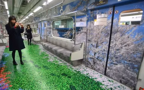 Hệ thống tàu điện ngầm Seoul đẹp có một không hai
