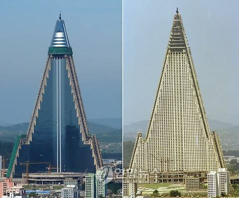 Khách sạn trước và sau khi phủ kính