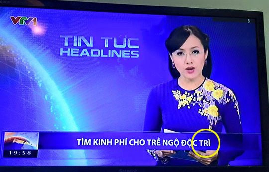 Những sự cố thiếu duyên, lỡ miệng của VTV1 khiến dư luận bức xúc