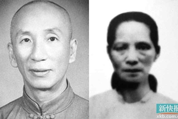 Thực tế, từ năm 1950, ông và vợ (ảnh phải) sống cảnh phân ly. Bà Trương Vĩnh Thành qua đời tại Phật Sơn vào năm 1960. Trong khi đó, Diệp Vấn từ năm 1950 sống cùng một phụ nữ Thượng Hải. Ảnh: XBK. Diệp Vấn ngoài đời khác xa trên phim!