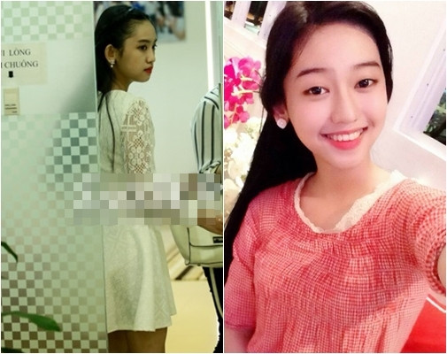 “Vỡ mộng” với nhan sắc ngoài đời của hot girl Thúy Vi ảnh 6 Hình ảnh căng thẳng của hotgirl Cà Mau khi tới gặp gỡ Vũ Khắc Tiệp mới đây