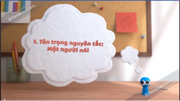 Một phần mềm dựng video được giáo viên sử dụng để tạo nên những clip học tập sinh động