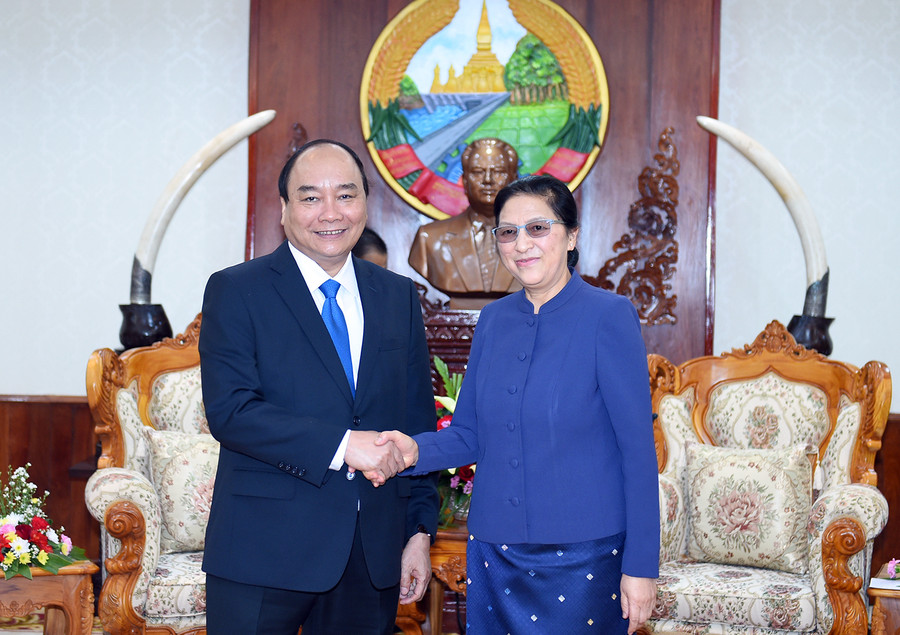 Thủ tướng Chính phủ Nguyễn Xuân Phúc hội kiến Chủ tịch Quốc hội Pany Yathotou. Ảnh: VGP/Quang Hiếu Thủ tướng Chính phủ Nguyễn Xuân Phúc hội kiến Chủ tịch Quốc hội Pany Yathotou. Ảnh: VGP/Quang Hiếu