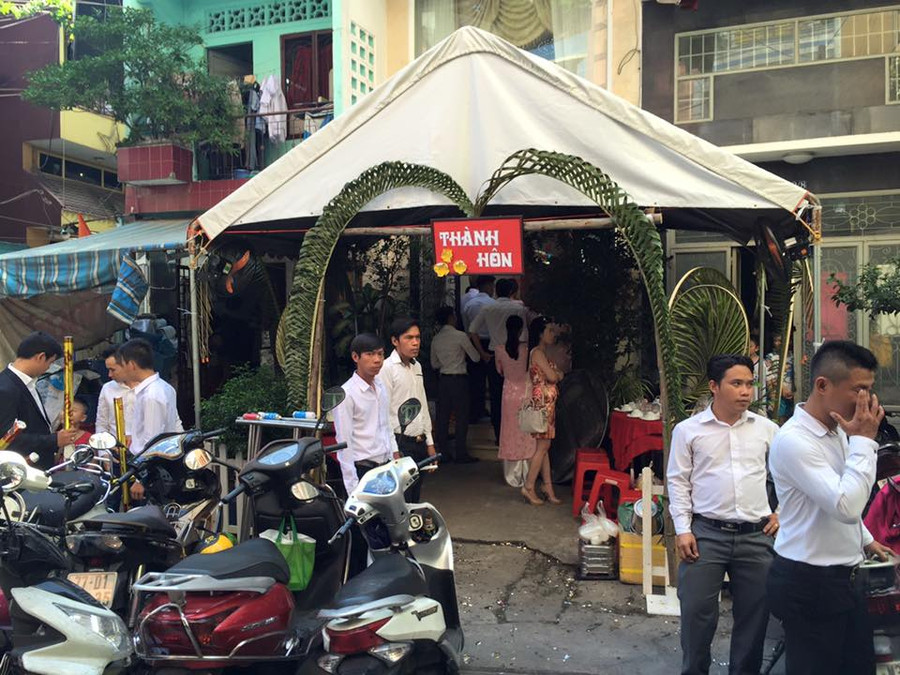 Đám cưới hoa hậu Diễm Hương vắng mặt bố mẹ hai bên hình ảnh 1 dam cuoi hoa hau diem huong vang mat bo me hai ben hinh anh 1