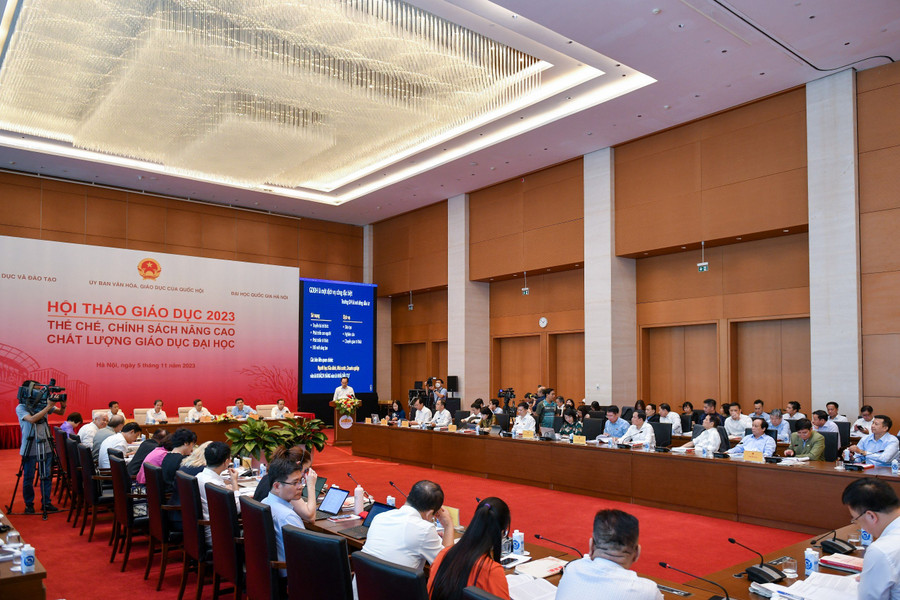 Các đại biểu tham dự Hội thảo giáo dục 2023.