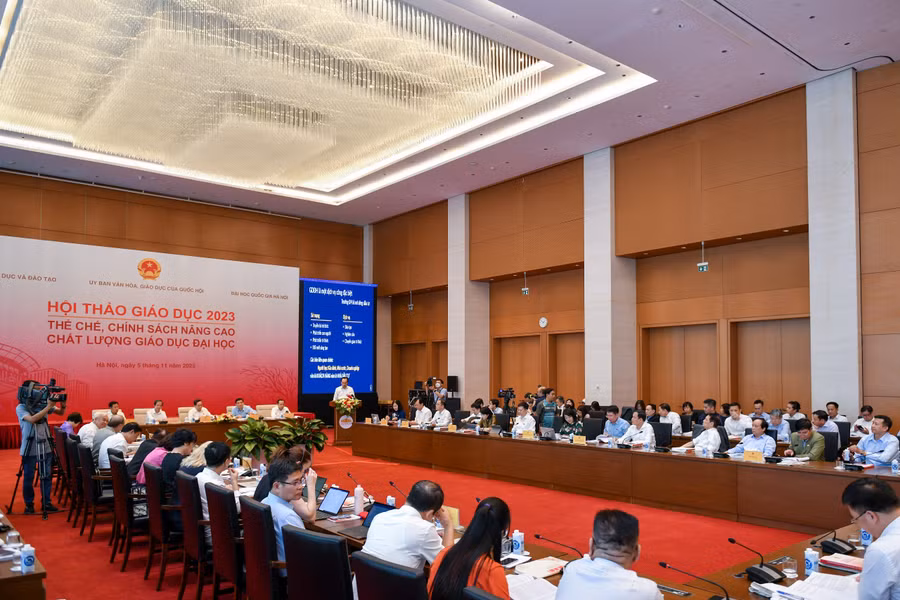 Các đại biểu tham dự Hội thảo giáo dục 2023.