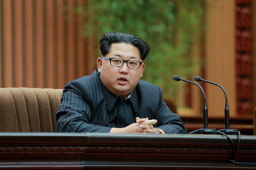 Lãnh đạo Triều Tiên Kim Jong-un. Ảnh: KCNA ban-dao-trieu-tien-bung-lua-vi-phuong-an-my-han-am-sat-kim-jong-un-1