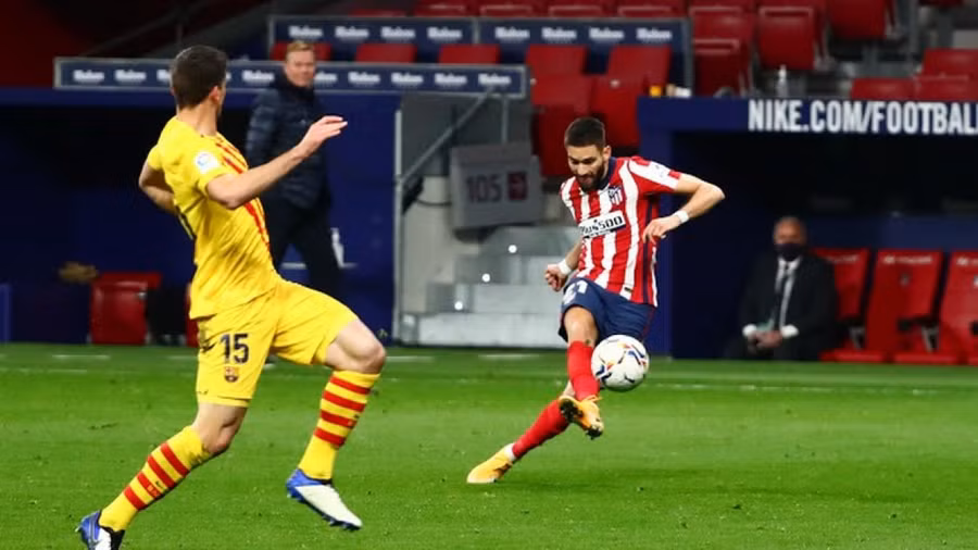 Yannick Carrasco ghi bàn thắng duy nhất của trận đấu (Ảnh: Reuters).