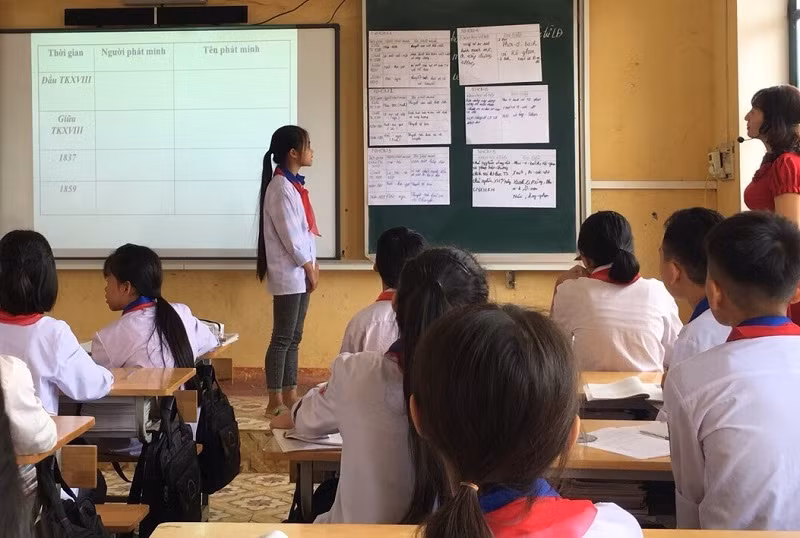 Đổi thay về cách dạy – học đã tạo nên chất lượng ở nhiều trường THCS của huyện Trấn Yên.