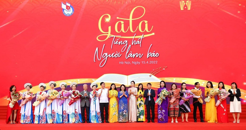 Gala Tiếng hát người làm báo nằm trong khuôn khổ Hội Báo toàn quốc 2022.