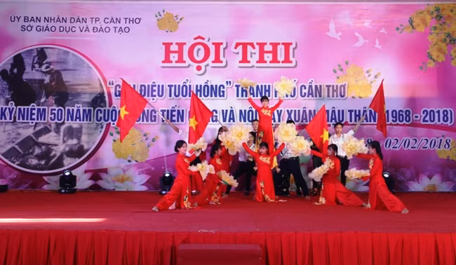Cần Thơ: Khai mạc Hội thi Giai điệu tuổi hồng năm 2018