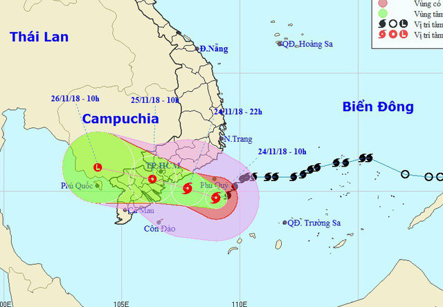 Đường đi của bão số 9