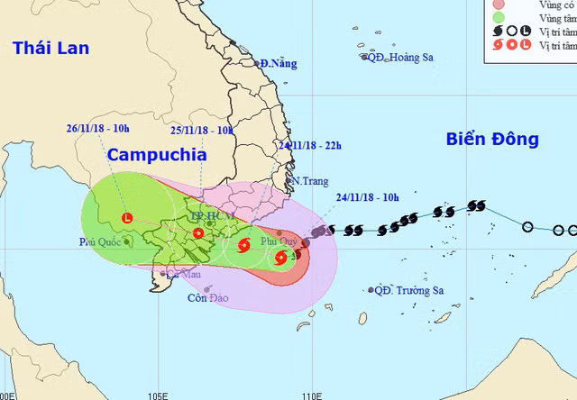 Đường đi của bão số 9
